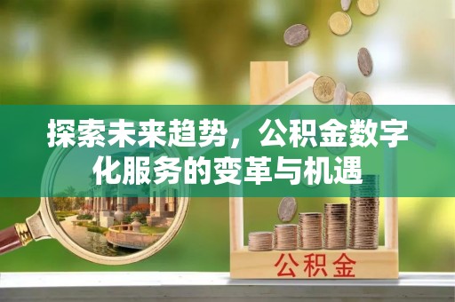 博白探索未来趋势，公积金数字化服务的变革与机遇