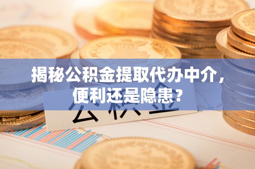 博白揭秘公积金提取代办中介，便利还是隐患？