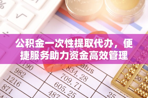 博白公积金一次性提取代办，便捷服务助力资金高效管理