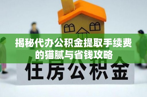 博白揭秘代办公积金提取手续费的猫腻与省钱攻略