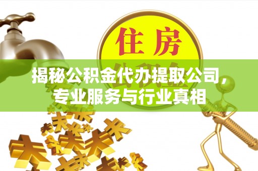 博白揭秘公积金代办提取公司，专业服务与行业真相